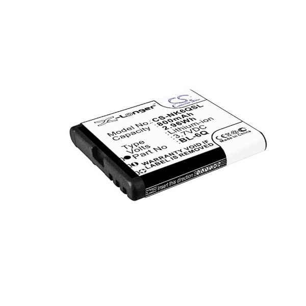Battery for BL-6Q replacement battery