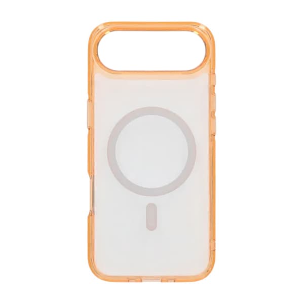 Mobile Case TPU Magsafe for iPhone Air - Orange Transparent
