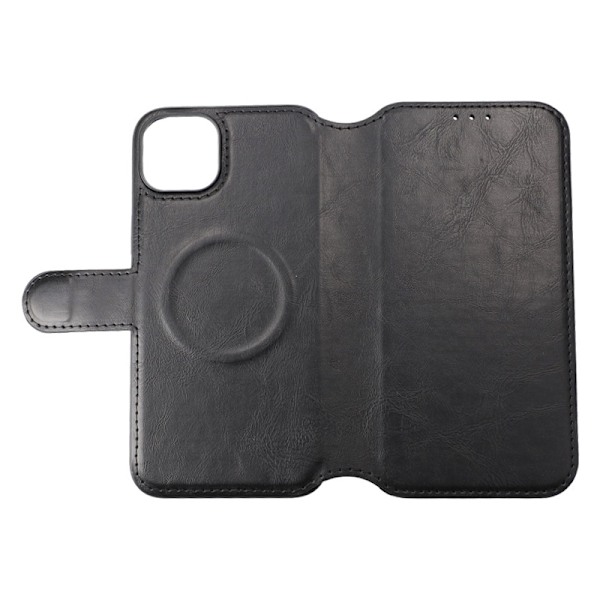 iPhone 15 Plus Plånboksfodral med Magsafe Rvelon - Svart
