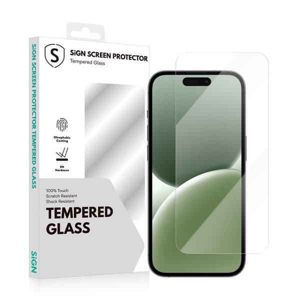SiGN Tempered Glass Screen Protector for iPhone 17 Pro
