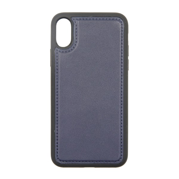 iPhone X/XS Plånboksfodral Magnet Läder med Stativ - Blå