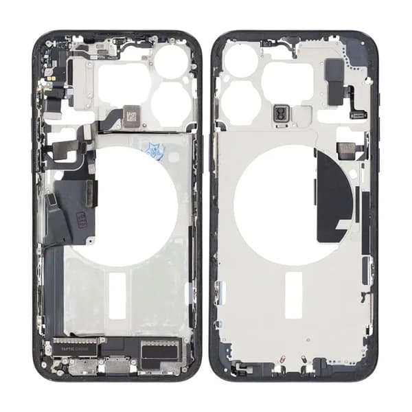 iPhone 15 Pro Max Back Cover Middle Frame Original Blue With Small Parts