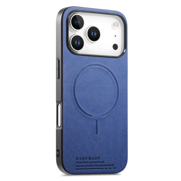 iPhone 18 Pro/17 Pro MagSafe Case with Textile Back - Blue