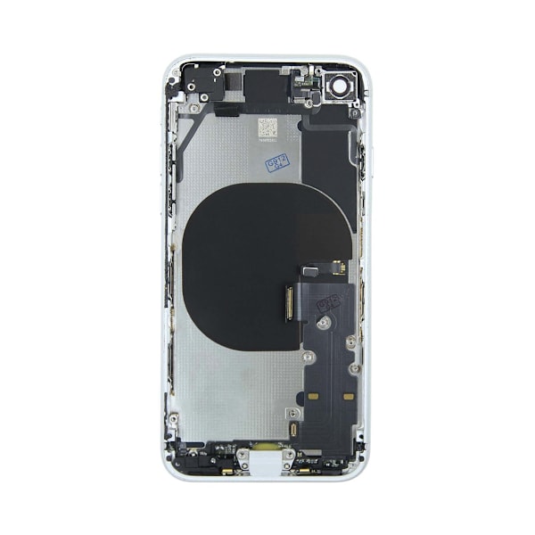 iPhone 8 Baksida med Komplett Ram - Vit