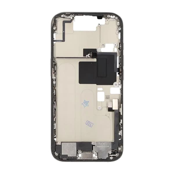 Middle frame with small parts for iPhone 16 Pro - Natural Titanium OEM