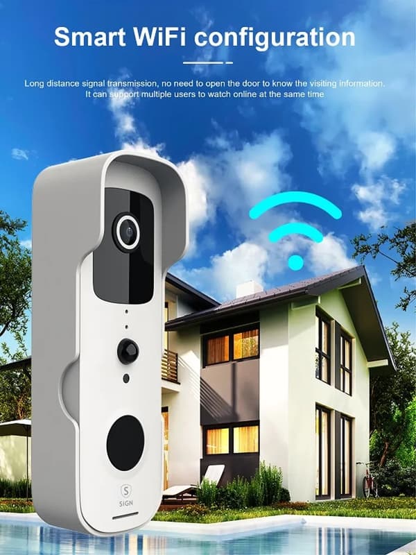 SiGN Smart Home Dörrklocka med kamera 720P