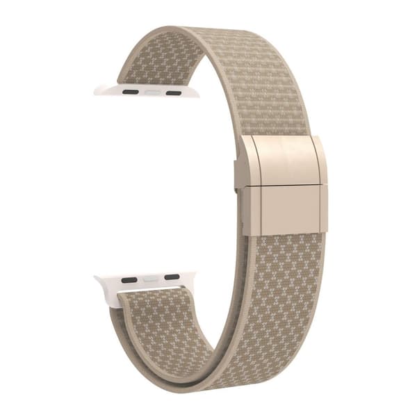 Apple Watch 42/41/40/38mm Nylon Watch Strap Magnetic Closure - White