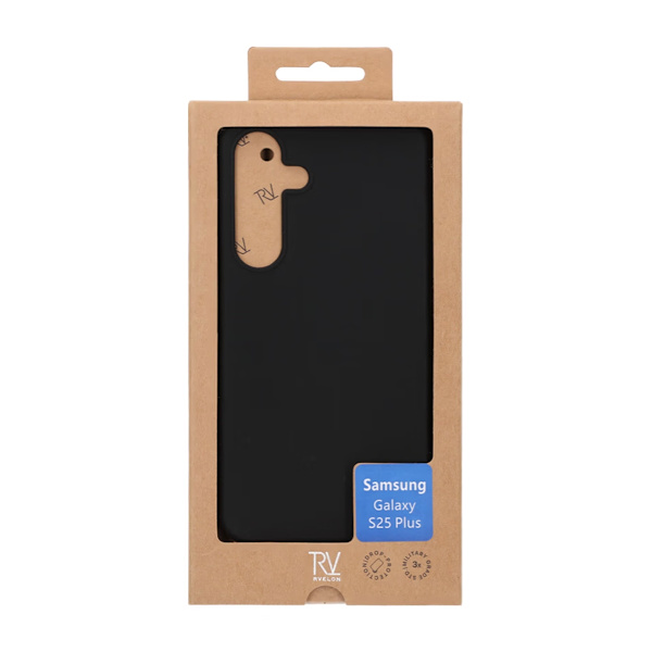 Samsung Galaxy S25 Plus Mobile Case Silicone Rvelon - Black
