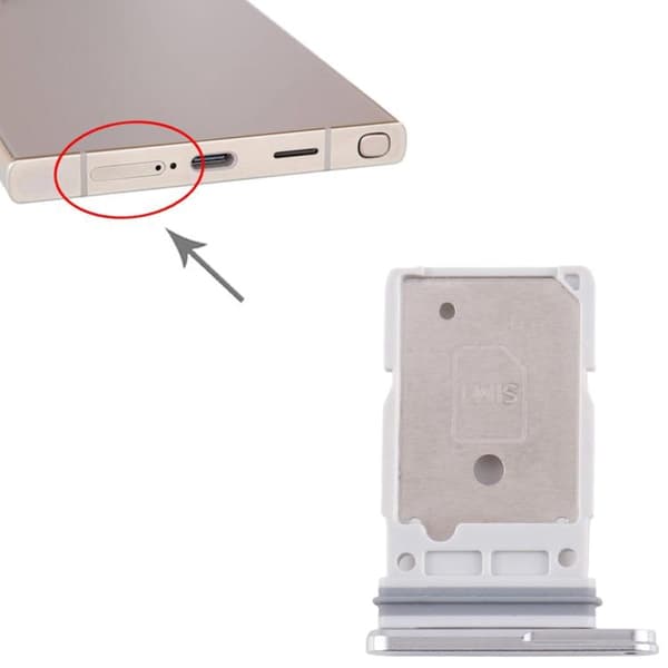 Samsung Galaxy S25 Ultra SIM-Card Holder Titanium Silver
