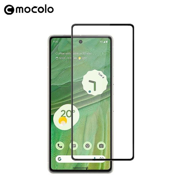 MOCOLO Screen Protector in 2.5D Tempered Glass for Google Pixel 7 - Black Frame