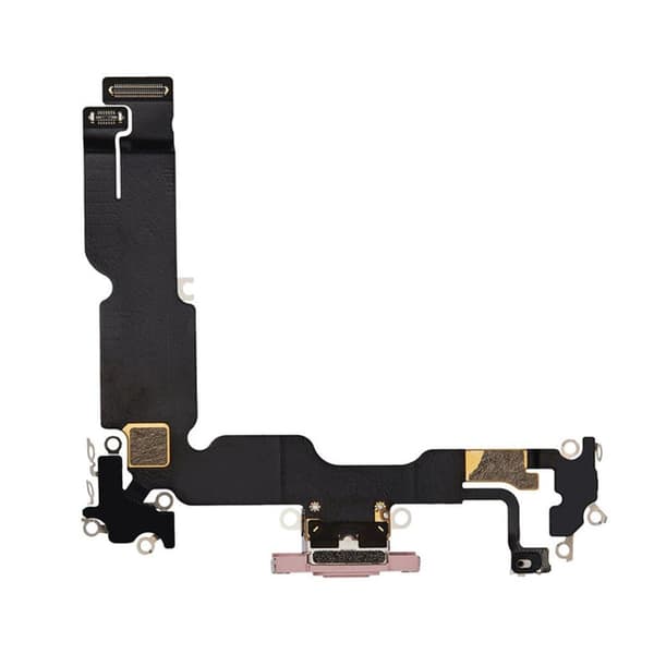 iPhone 15 Plus Original Charging Port Flex Cable - Pink