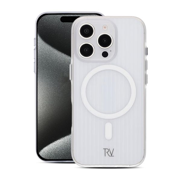 iPhone 16 Pro Mobile Case Corrugated Magsafe Rvelon - Transparent