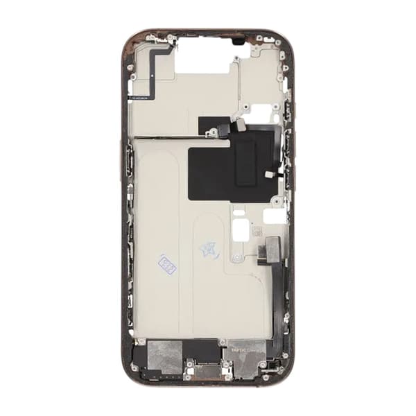 iPhone 16 Pro Back Cover Middle Frame Original Gold With Small Parts