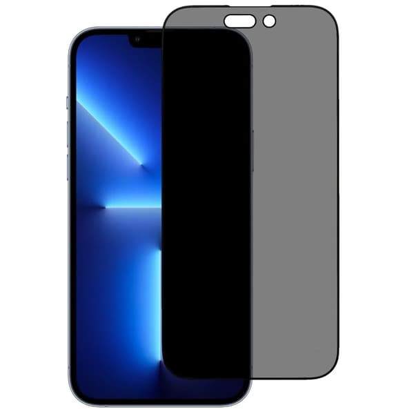 iPhone 14 Pro Max Privacy Matt Skärmskydd Svart