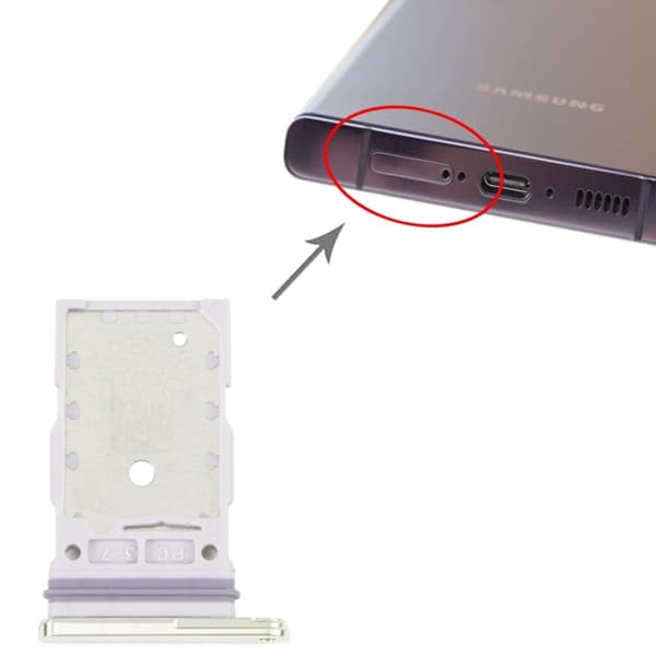 Samsung Galaxy S23 Ultra SIM Card Holder Beige