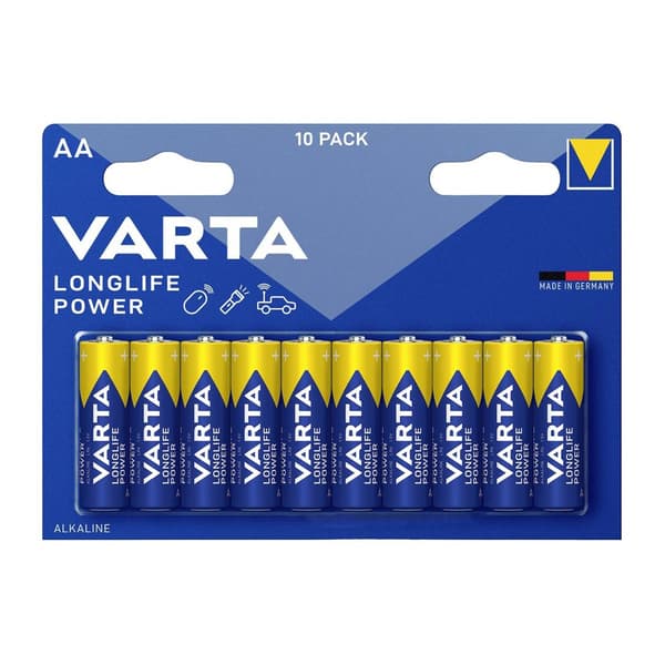 Varta Longlife AA Battery 10-pack