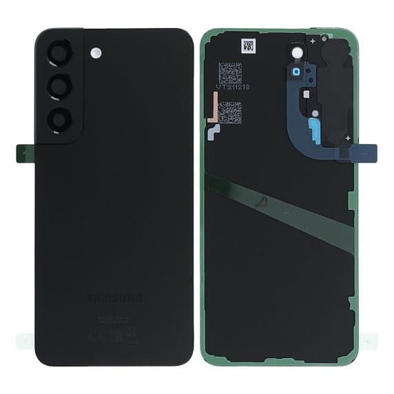 Samsung Galaxy S22 Baksida Original med tejp - Svart Svart