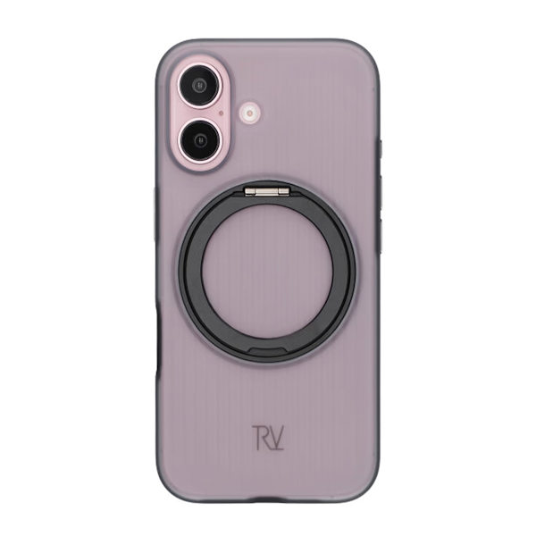 iPhone 16 Rvelon Case Rotating Magnet Stand - Black