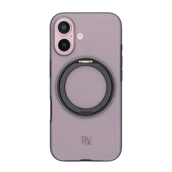 iPhone 16 Rvelon Skal Roterande Magnet Stativ - Svart