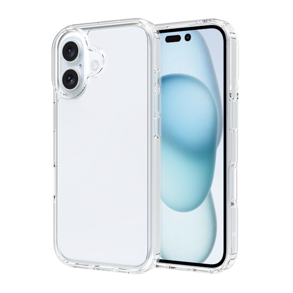 iPhone 16 Plus Mobile Case Shockproof Rvelon - Transparent
