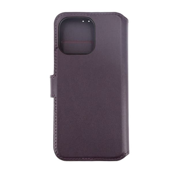 Plånboksfodral Läder Rvelon till iPhone 15 Pro Max - Lila