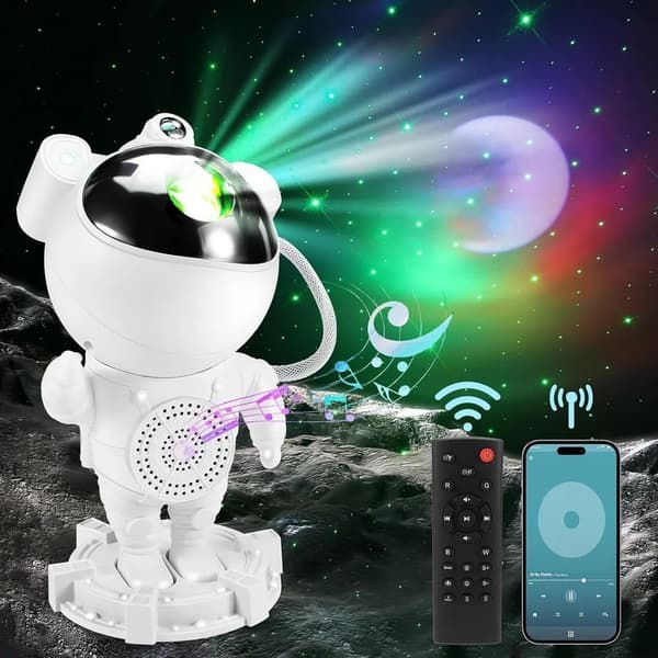 SiGN Stjärnprojektor Lampa med Bluetooth-högtalare - Astronaut
