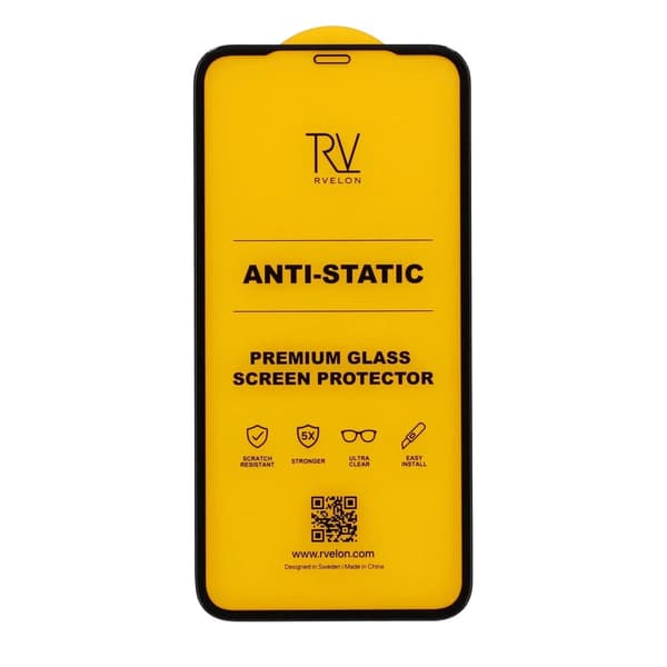 Rvelon Skärmskydd för iPhone 11 och XR - 3D Härdat Glas