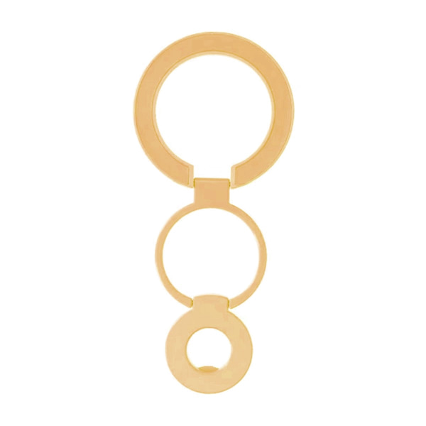 Foldable Double Magnetic Phone Ring Holder Burnt Orange
