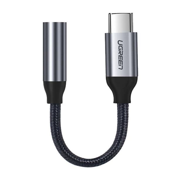 Ugreen USB-C to 3.5mm AUX Cable 10cm - Grey