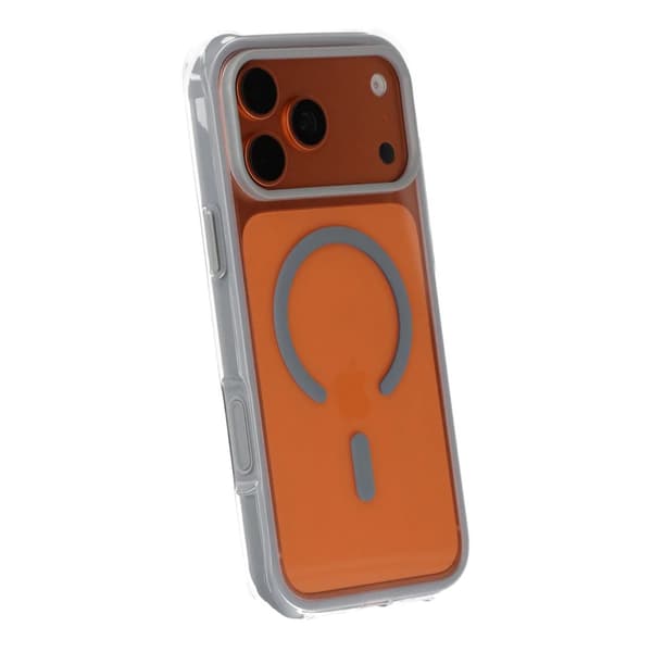 Vacuum-Airbag Dual Protection Magnetic Case For iPhone 17 Pro/18 Pro Grey