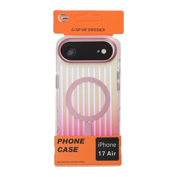 Mobile Case Corrugated MagSafe for iPhone Air - Pink