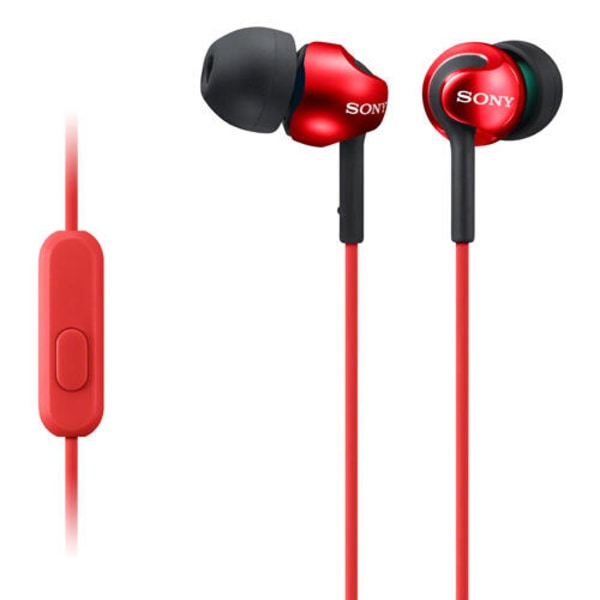 Original Sony Hörlurar In-ear för Android MDR-EX110AP - Röd