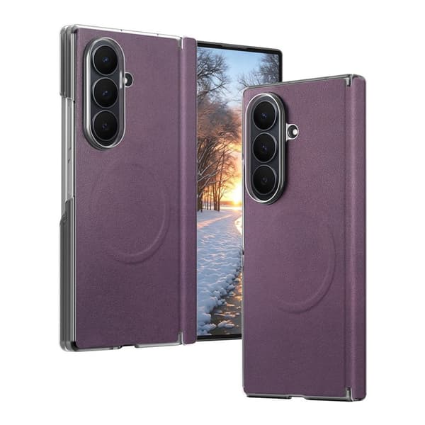 MagSafe Case PU-leather Samsung Galaxy Z Fold8 Ultra - Purple