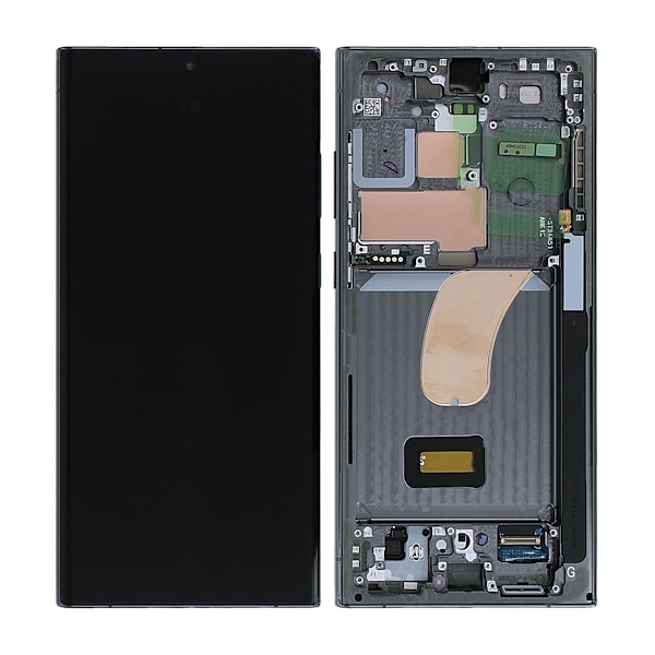 Samsung Galaxy S23 Ultra Skärm med LCD Display - Grön