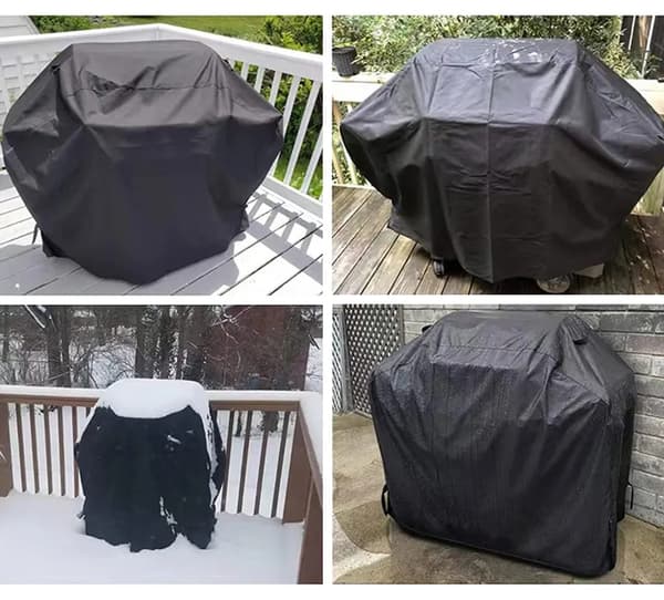 Grillöverdrag, XL Svart