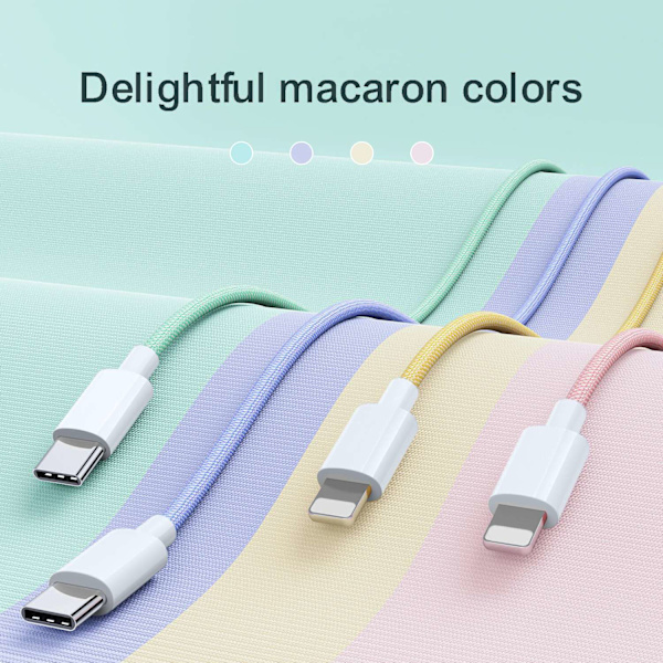 SiGN Boost USB-A till Lightning Kabel 2.4A 2m - Rosa