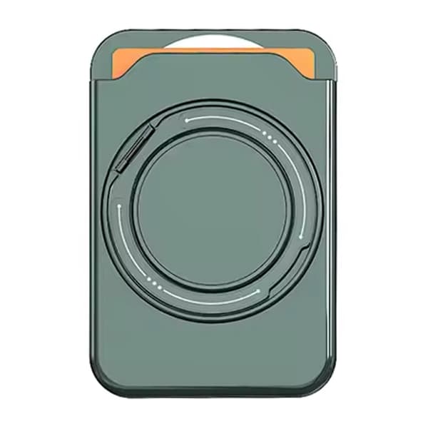 MagSafe korthållare med roterande Ringstativ - Grön