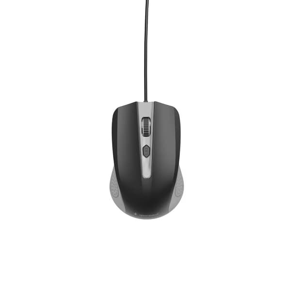 Gembird MUS-4B-01 Datormöss - Silver Svart