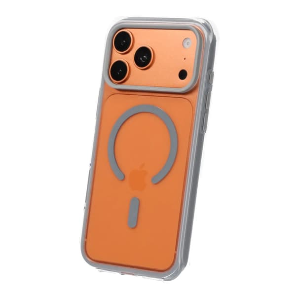 Vacuum-Airbag Dual Protection Magnetic Case For iPhone 17 Pro/18 Pro Grey