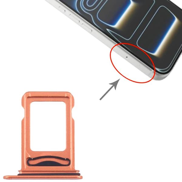 SIM Card Holder Dual SIM for iPhone 17 Pro - Cosmic Orange