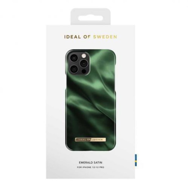 iDeal Fashion Skal för iPhone 12/12 Pro - Emerald Satin