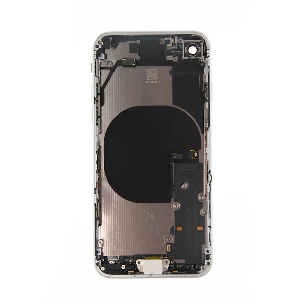 iPhone SE 2020 Baksida med Komplett Ram - Vit