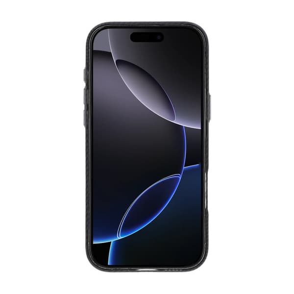 iPhone 16 Pro Max Mobilskal Carbonmönstrad - Svart