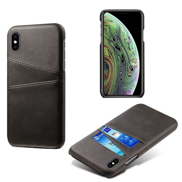 IPhone XS Max case with a card slot - Black