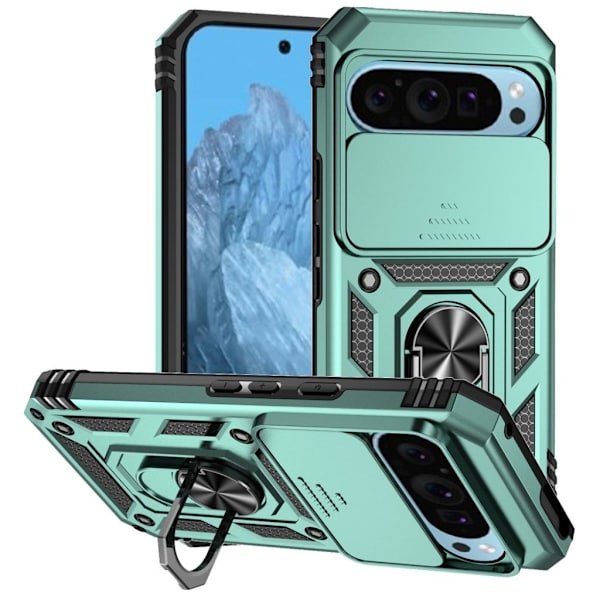 Google Pixel 10 Pro / 10 / 9 / 9 Pro Case with Stand - Green