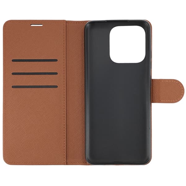 Xiaomi Redmi 12c Wallet Case with Stand - Brown