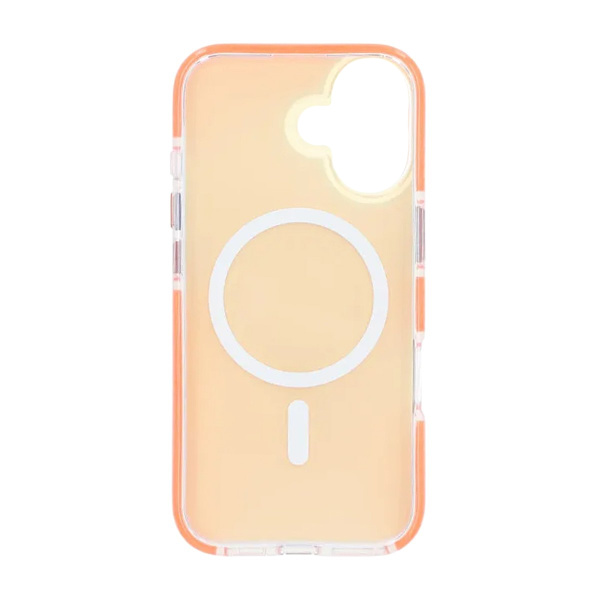 Mobilskal TPU Bumper med Magsafe för iPhone 17 - Orange