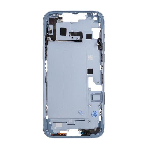 iPhone 14 Plus Middle Frame with Small Parts OEM - Blue