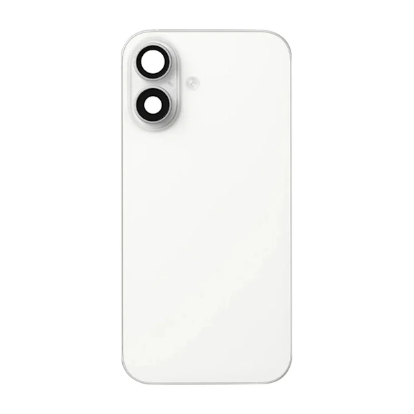 iPhone 16 Plus Back Glass with small parts - White