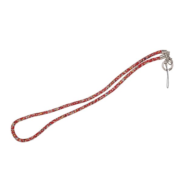80cm hanging neck masonry mobile phone rope red color